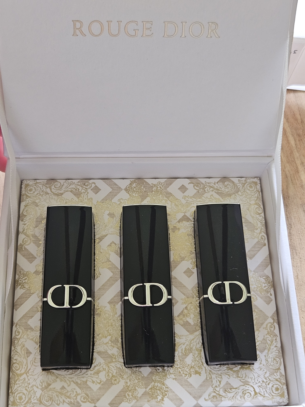 Dior Rouge Dior 3-Piece Lipstick Set Box